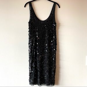 Marlene Birger Dot-Sequin Tank “Kace” Dress